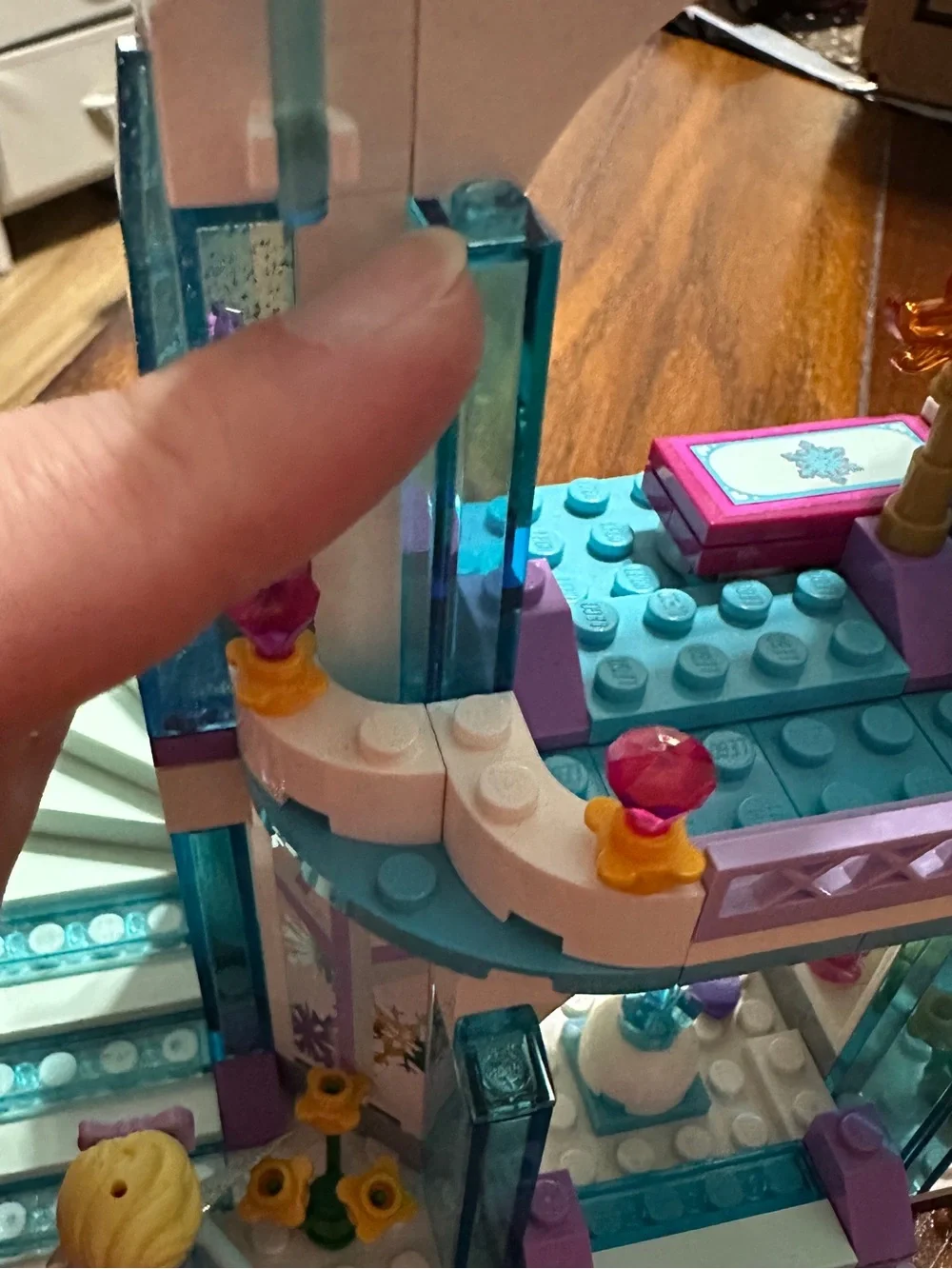 LEGO Disney Elsa’s Sparkling Ice Castle Building Set 41062
